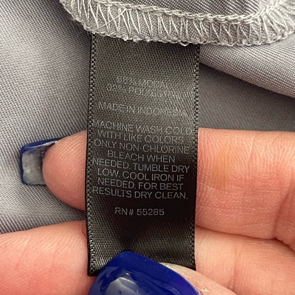 Express Gray Button Down - image 3